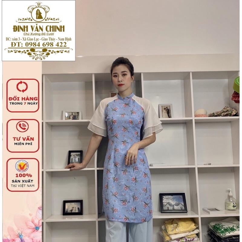 Áo dài nữ tơ Voan thiết kế mới mẻ
