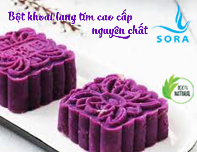 Sora Bột khoai lang tím cao cấp nguyên chất (chiết lẻ từ pack 25kg)