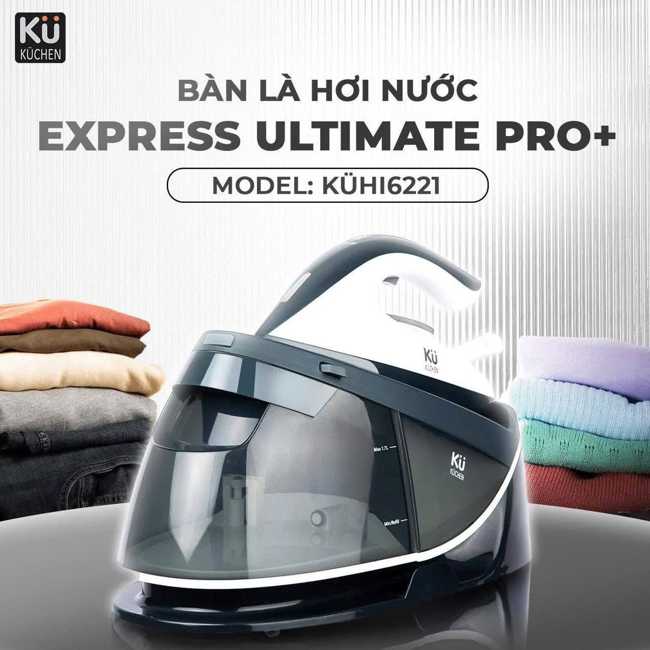 Bàn Là Hơi Nước Kuchen Express Ultimate Pro + KUHi6221 Hàng Chính Hãng