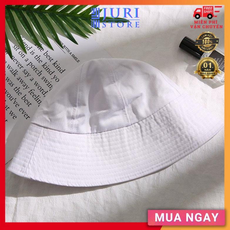 Mũ bucket trơn ️ Nón tai bèo vành cụp trơn nhiều màu sắc Ulzzang form unisex nam nữ - BK03 - JURI Store