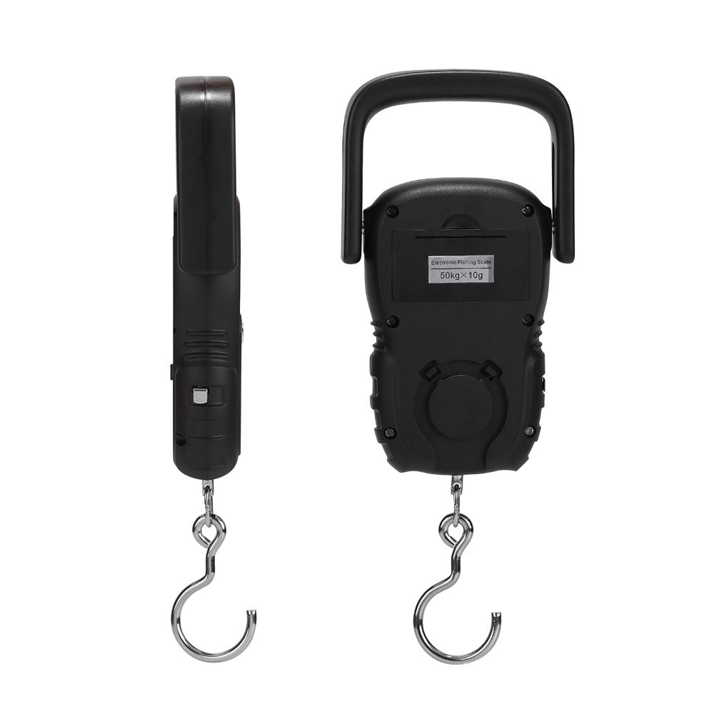 Mini Digital Display with Green Backlight 50kg Portable Weight Hook Lifting Scale Industrial Electronic Crane Scales 5 Units Switchable