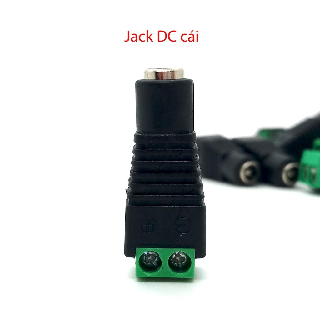 Dc,Jack dc nối nguồn đực - cái,giắc nguồn dc vặn vít chuyên dùng nối cấp nguồn cho các thiết bị từ 1v - 40v