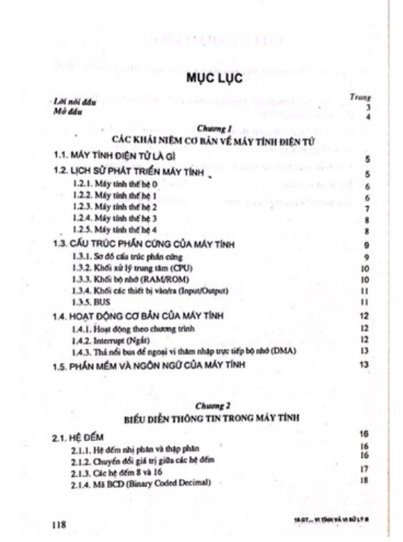 Sách - Giáo Trình Cấu Trúc Máy Vi Tính Và Vi Xử Lý (DN)