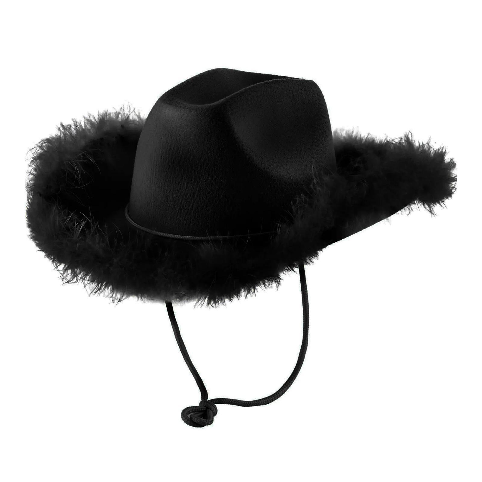 Western Style Cowboy Hat Men Cowgirl Hat Summer Outdoor Hat Costume Accessories Sunhat for Cosplay Hiking Parties Backpacking Beach
