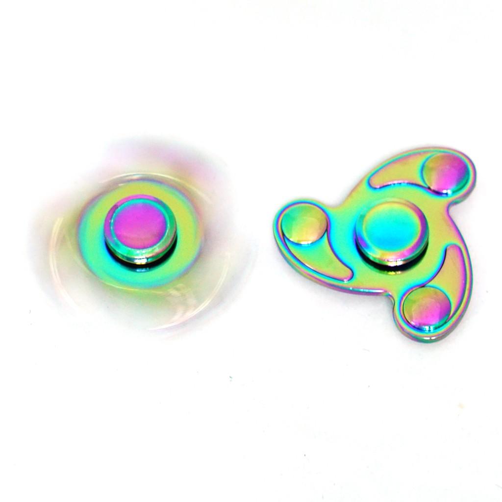 Con quay 3 bi bay 7 màu - Rainbow Flying balls Spinner - Fidget Spinner