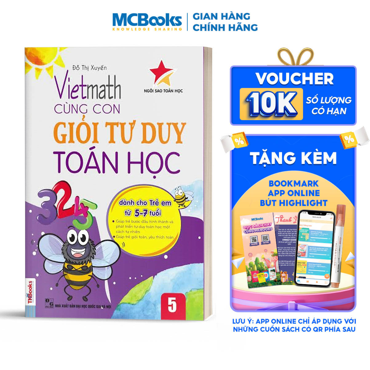 Vietmath - Cùng Con Giỏi Tư Duy Toán Học (Tập 5)