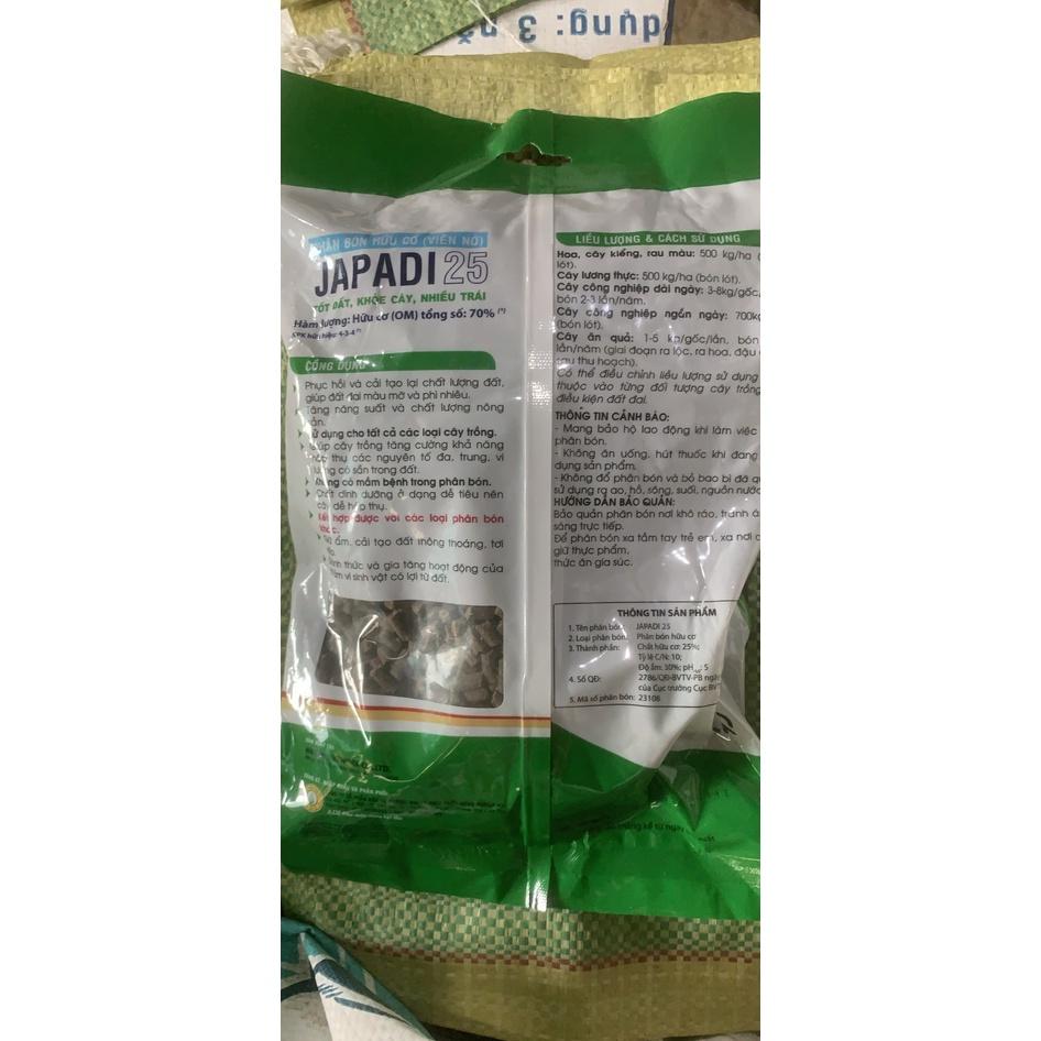 Phân gà  NPK 4-3-4 hữu cơ nhập khẩu từ Nhật bản Japadi gói 1kg