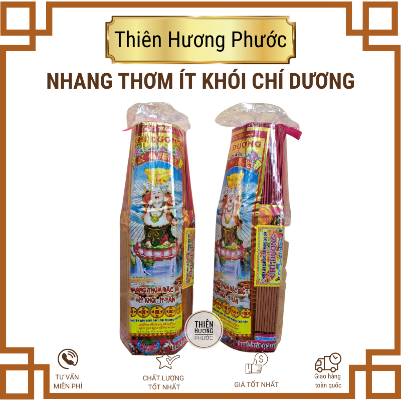 Nhang thơm Chí Dương Di Lặc 30cm 1.000 cây