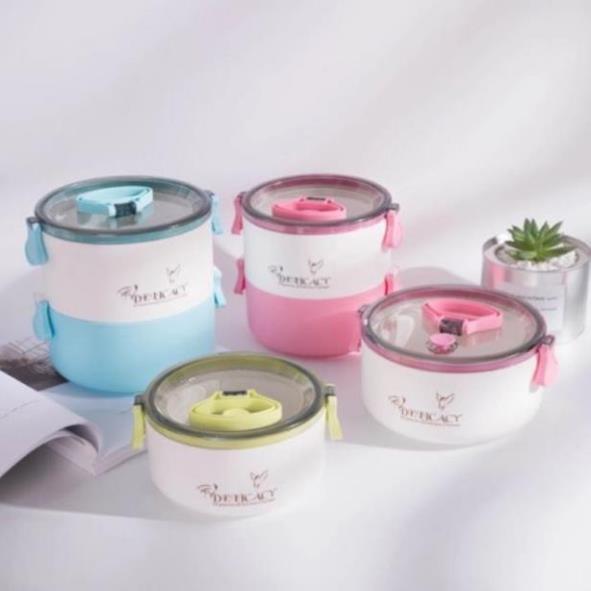 Cặp lồng cơm Bento phong cách Nhật 1 ngăn,2 ngăn,3 ngăn cao cấp