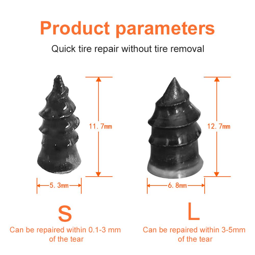 Set 10 Đinh Sửa Lốp Chân Không Cho Xe Hơi
