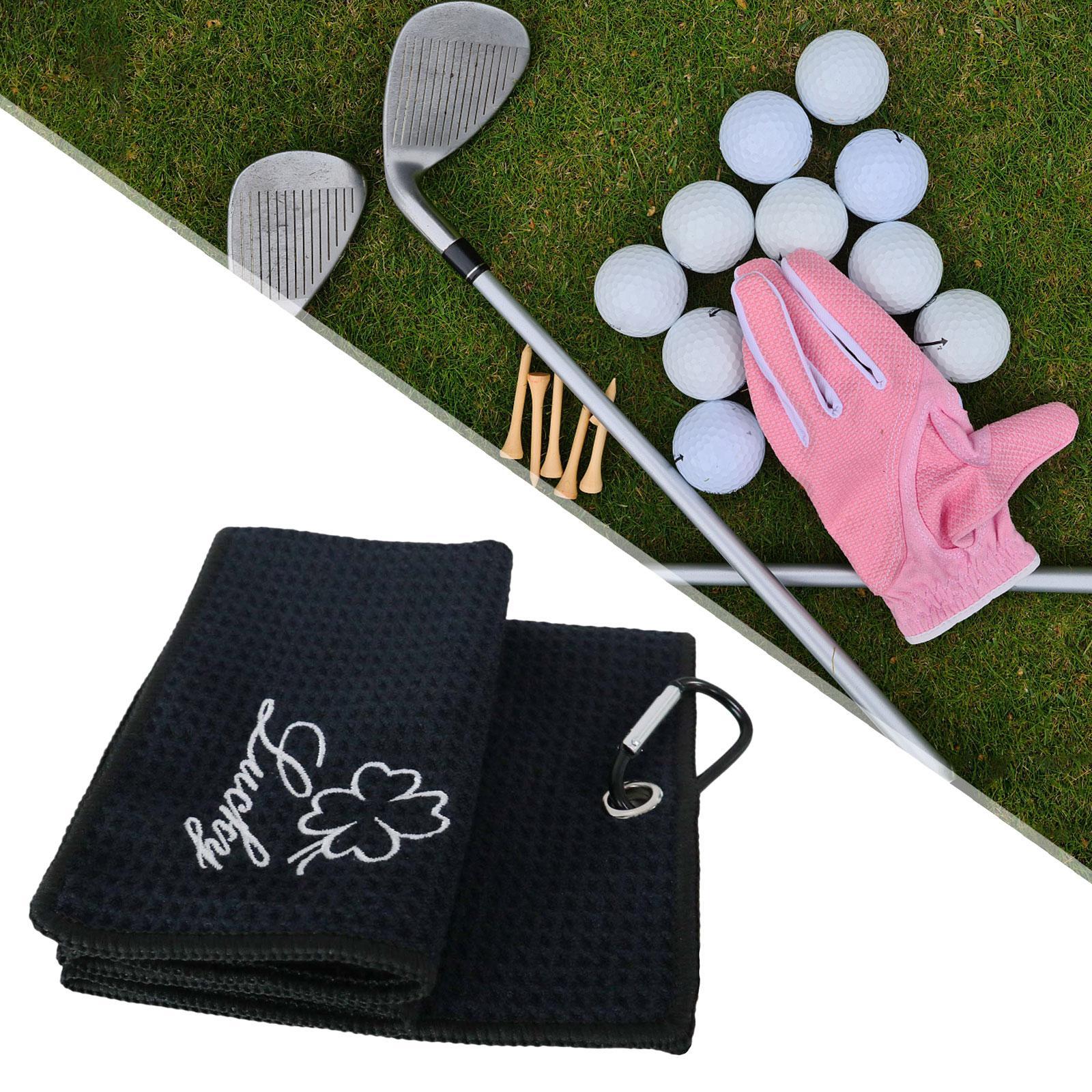 Golf Towel for Golf Bags Golf Club Cleaning Towel for  Outdoor Sports