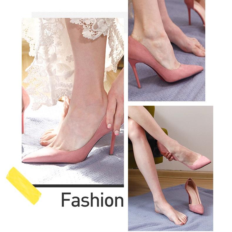 Miếng lót gót giày chống rộng, đệm gót giảm size giày nữ. Chống trầy xước chân