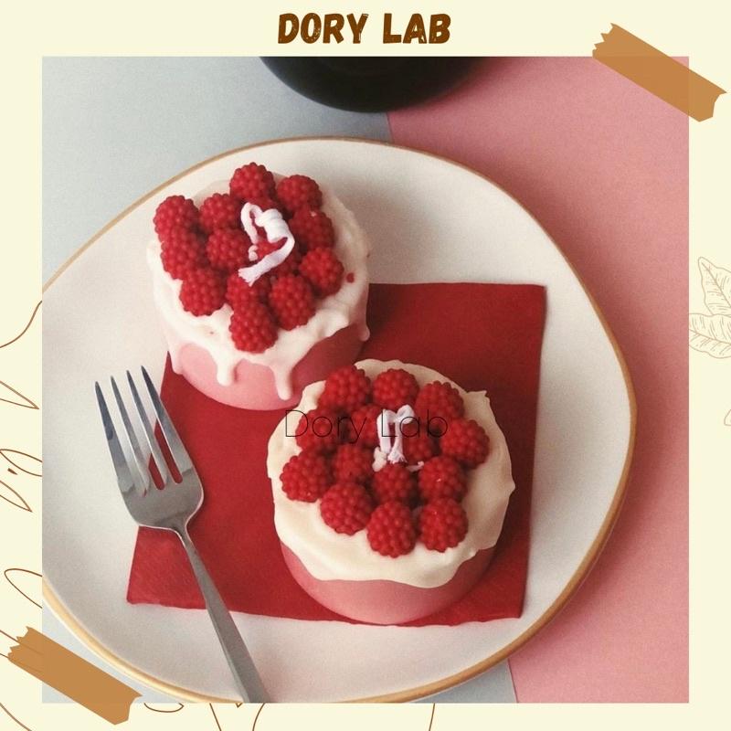 Nến Thơm Bánh Dâu Rừng Nhiều Mùi Hương, Quà Tặng Handmade - Dory Lab