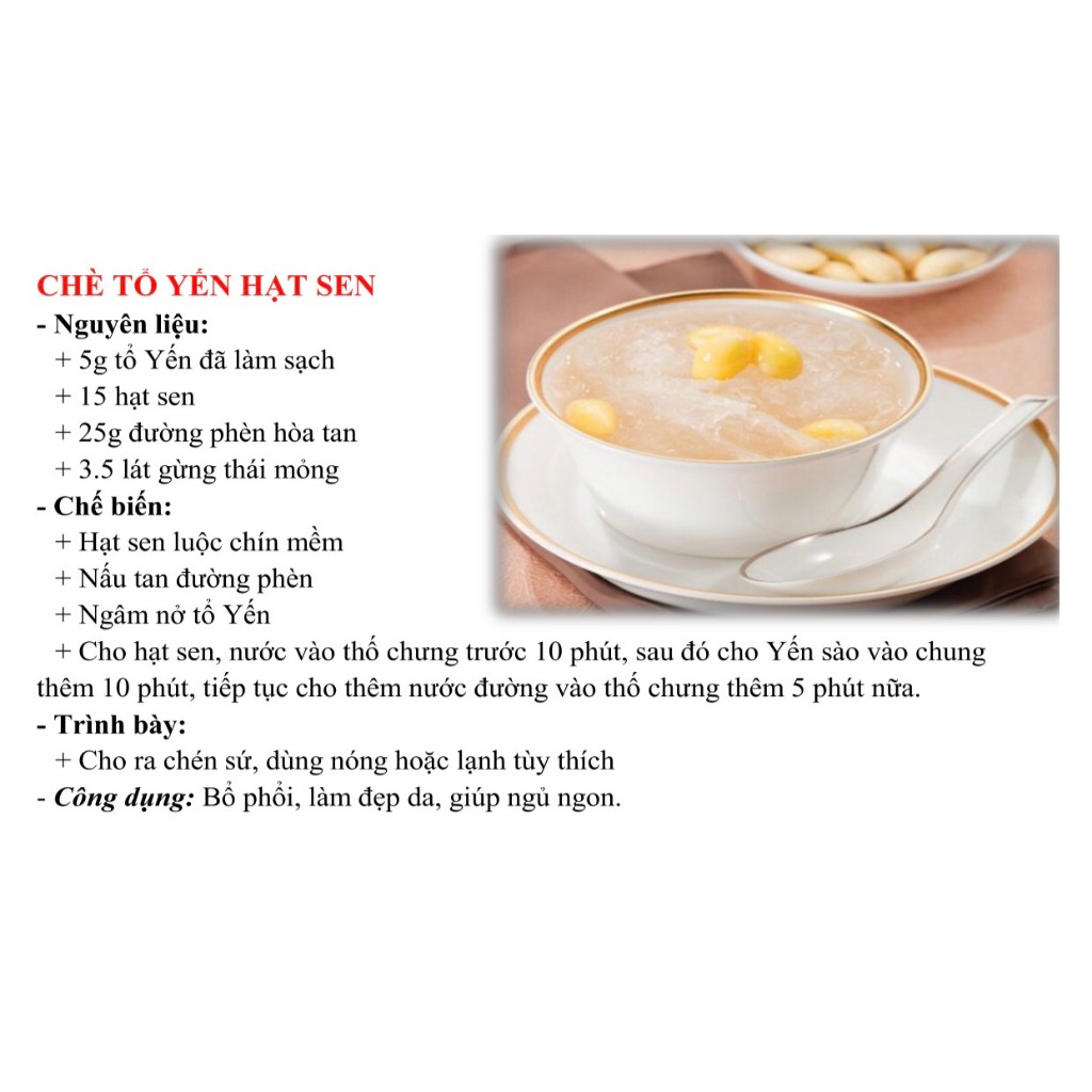 Yến Sợi Ngắn [100gr] - Yến Tinh Chế - Tăng Cường Sức Khỏe, Hỗ Trợ Điều Trị Ung Thư - Đẹp Da - Yến Sào Trang Birdnest