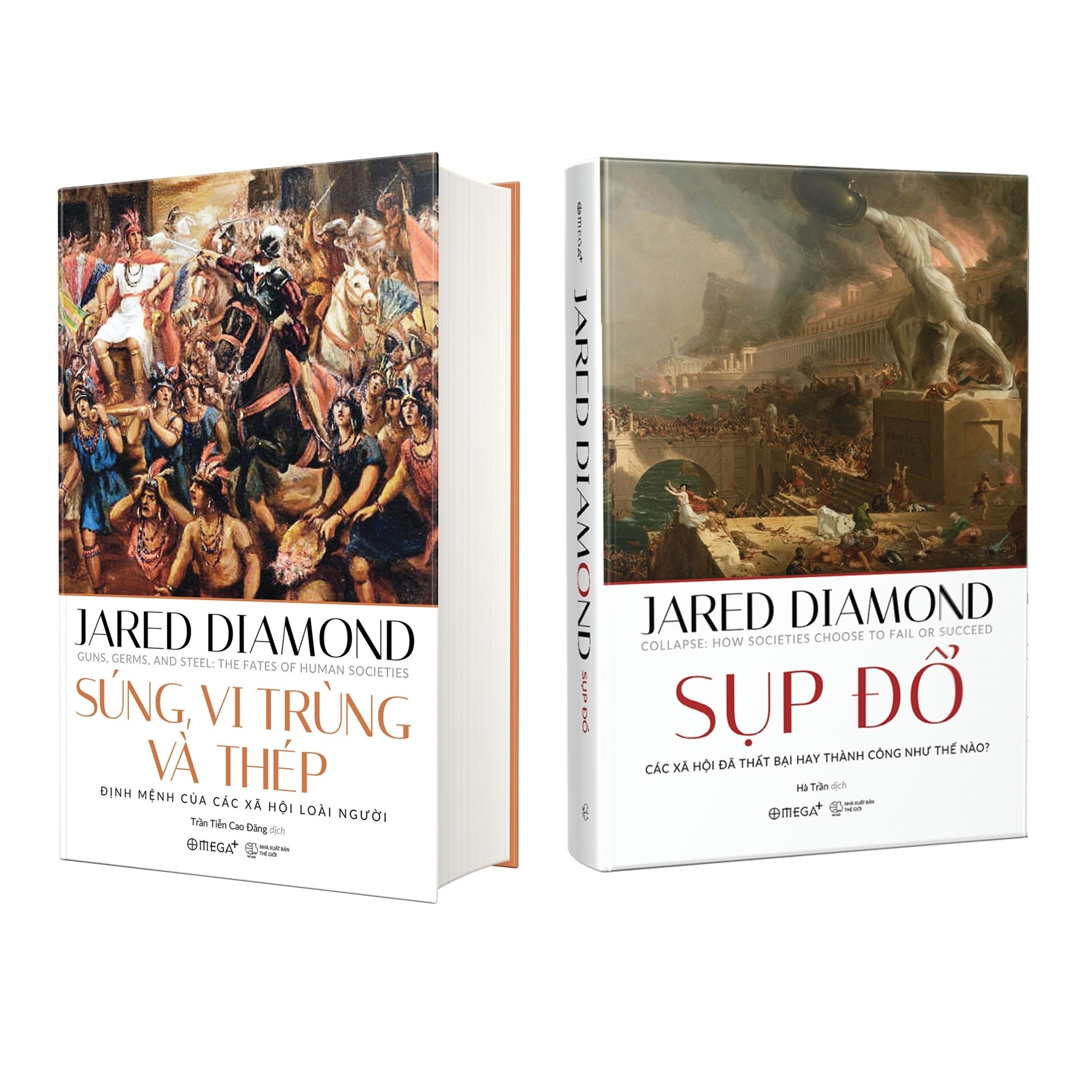 Combo Sách Nghiên Cứu Lịch Sử Nhân Loại : Súng, Vi Trùng Và Thép + Sụp Đổ (Phiên Bản 2020)