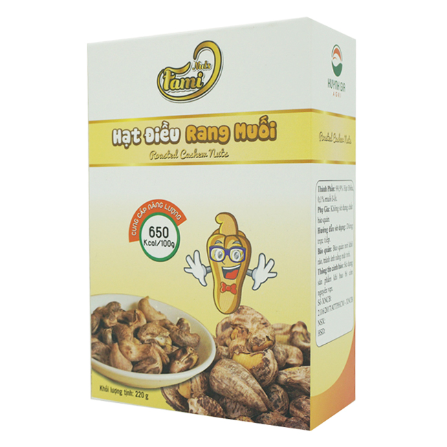 Hạt điều Fami rang muối 220g