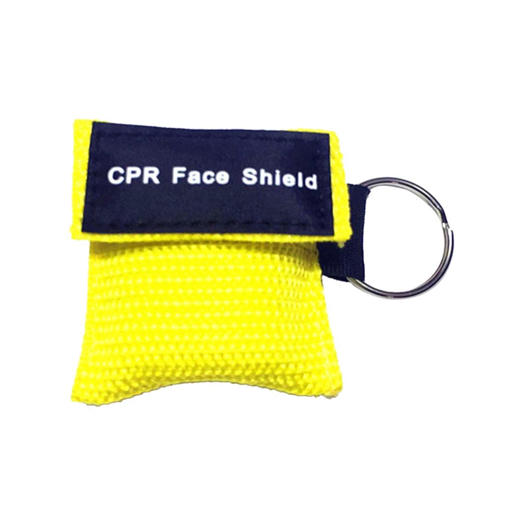 CPR Mask Keychain Emergency Survial Rescue Face Shield For First Aid