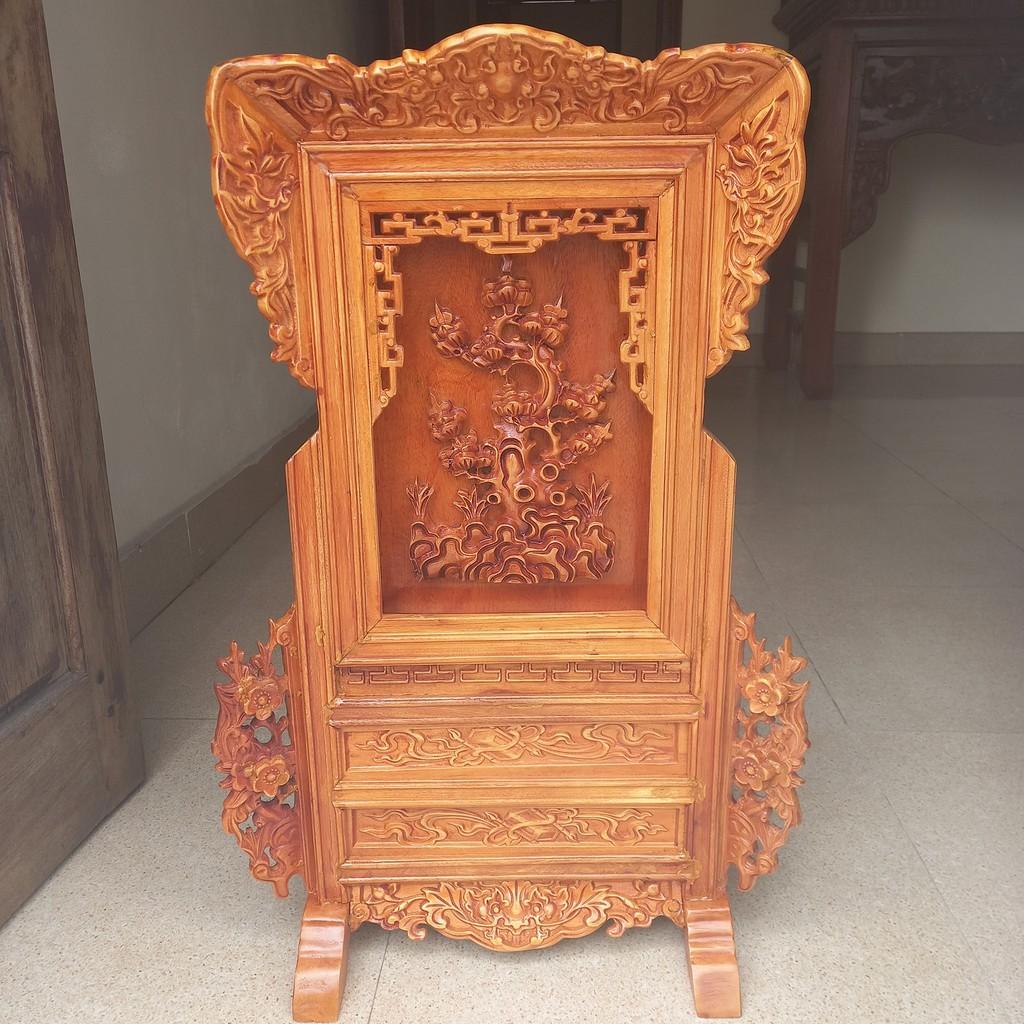 Tranh- án hương thờ gỗ mít cao 72cmx46cmx18cm