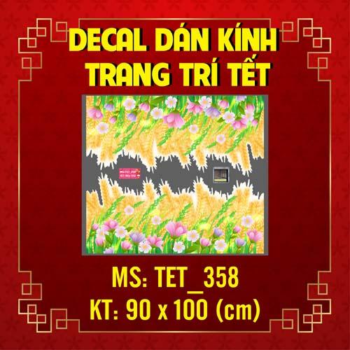 DECAL TRANG TRÍ TẾT 2023 COMBO SỐ 70