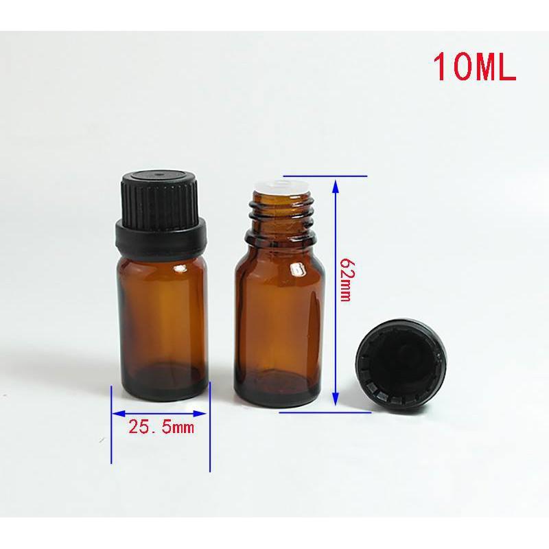 Bộ 10 lọ thủy tinh 10ml đựng tinh dầu