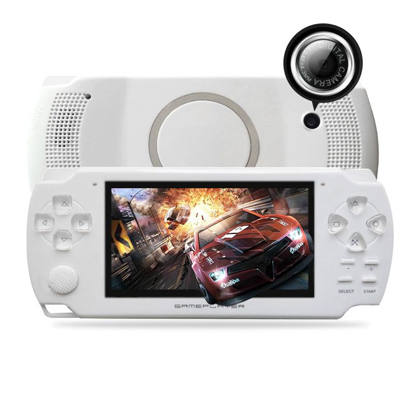 Thả giao hàng Trò chơi cầm tay Bảng điều khiển 4,3 inch MP4 Người chơi MP5 Trò chơi Trò chơi thực sự Hỗ trợ 8GB cho trò chơi PSP, Camera, Video, E-Sách màu: Màu sắc ngẫu nhiên