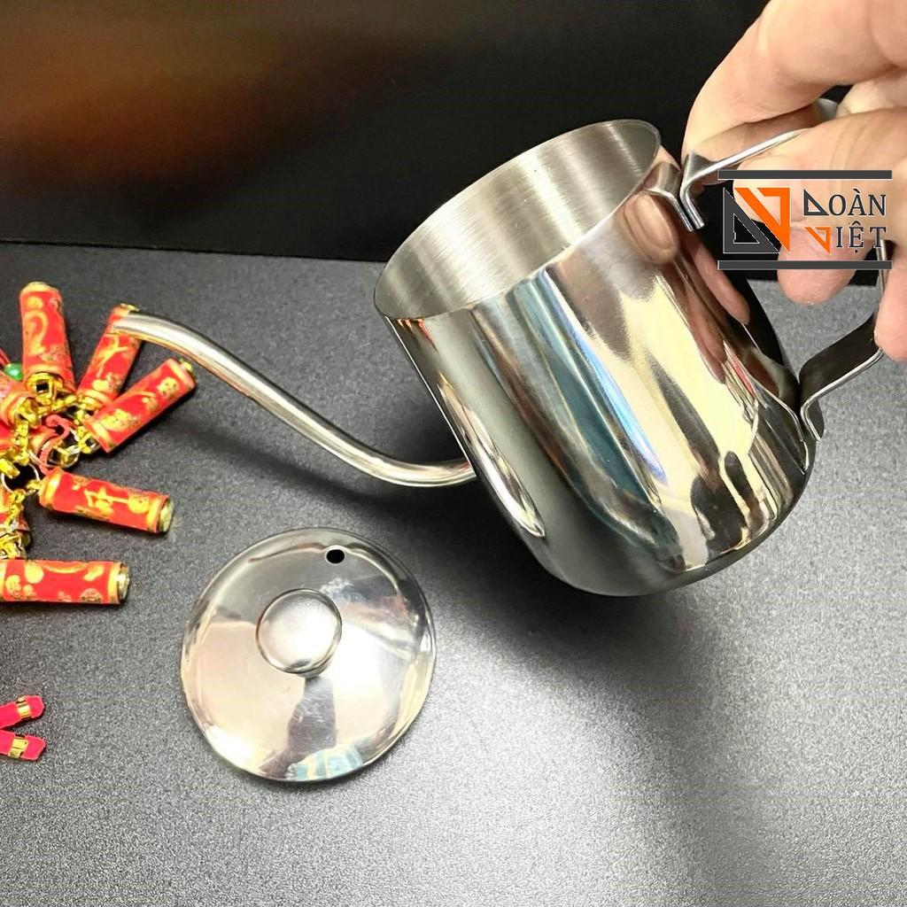 CA RÓT nước , rót trà, BÌNH trà CÓ NẮP - VÒI DÀI INOX SUS 304 CAO CẤP NHIỀU SIZE