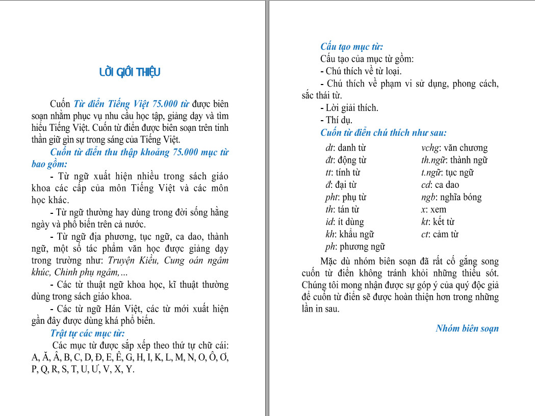 Sách - Từ Điển Tiếng Việt 75.000 từ (trống đồng vàng) - ndbooks - ảnh 4