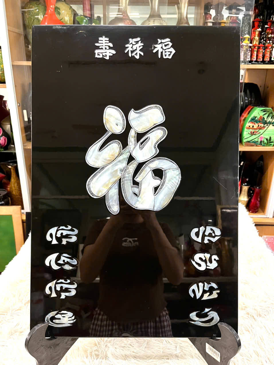 [XẢ KHO]Tranh lịch sơn mài cao cấp Thanh Bình Lê size 40x60 cm