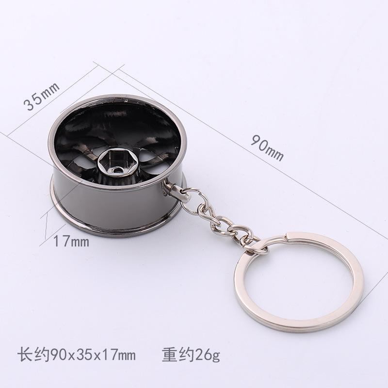 Móc Khóa Gắn Bánh Xe Ô Tô Độc Đáo