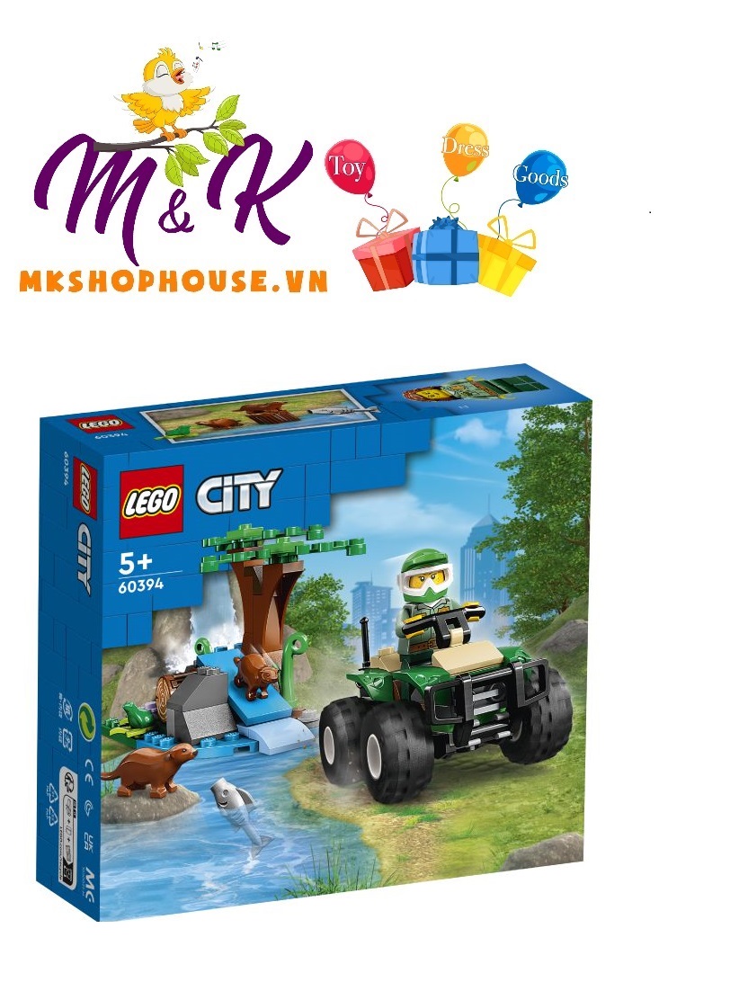 Đồ Chơi Lắp Ráp LEGO City Xe Cứu Hộ Rái Cá 60394 (90 chi tiết)