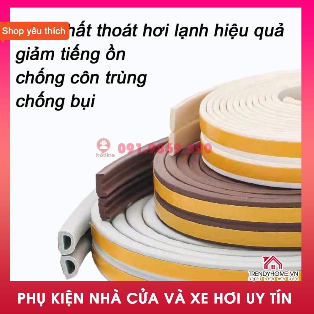 Nẹp xốp khe cửa  ron sợi kép có keo cách âm chống tiếng ồn chống bụi chống hơi lạnh thất thoát Phụ kiện nhà cửa cao cấp,