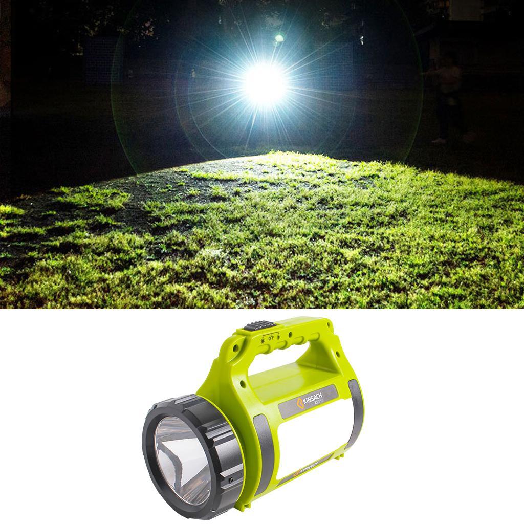 1x Searchlight Flashlight USB Rechargeable