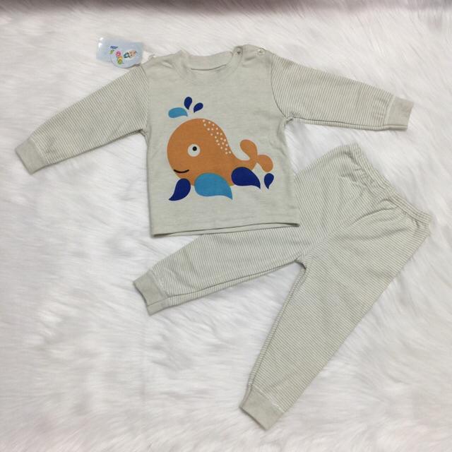 Bộ Cotton thu đông cho bé