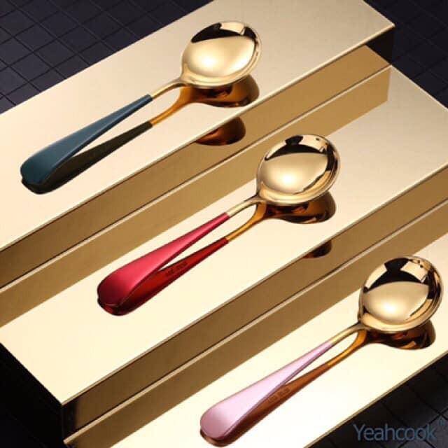 THÌA INOX MẠ VÀNG (SET 5 CHIẾC)