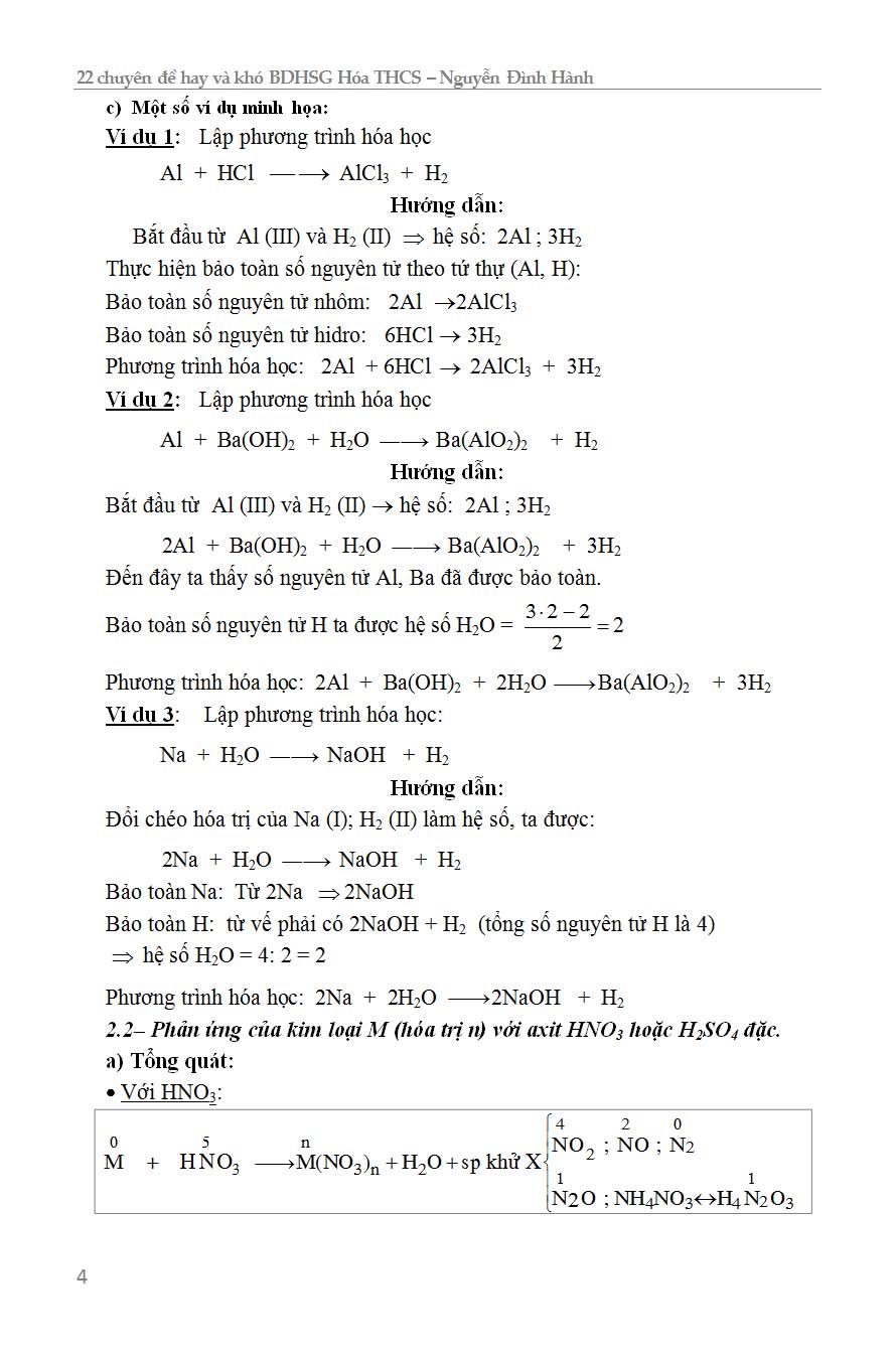 Combo 22 Chuyên Đề Hay Và Khó Bồi Dưỡng Học Sinh Giỏi Hóa Học THCS (Tập 1 + Tập 2)  - KV