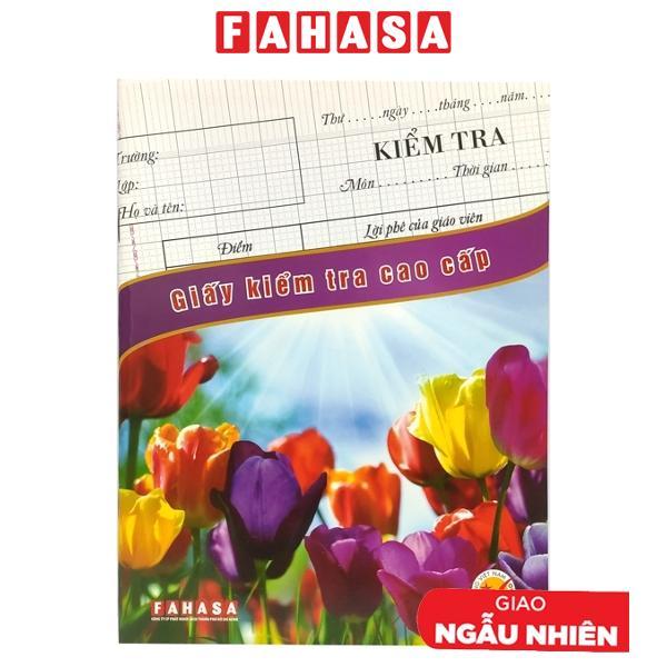 Tập Giấy Kiếm Tra Cao Cấp 4 Ôly (Mẫu Bao Bì Giao Ngẫu Nhiên)