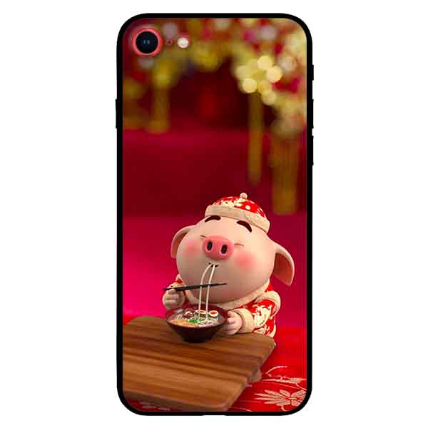 Ốp lưng in cho Iphone 7/ 8 Mẫu Heo Ăn