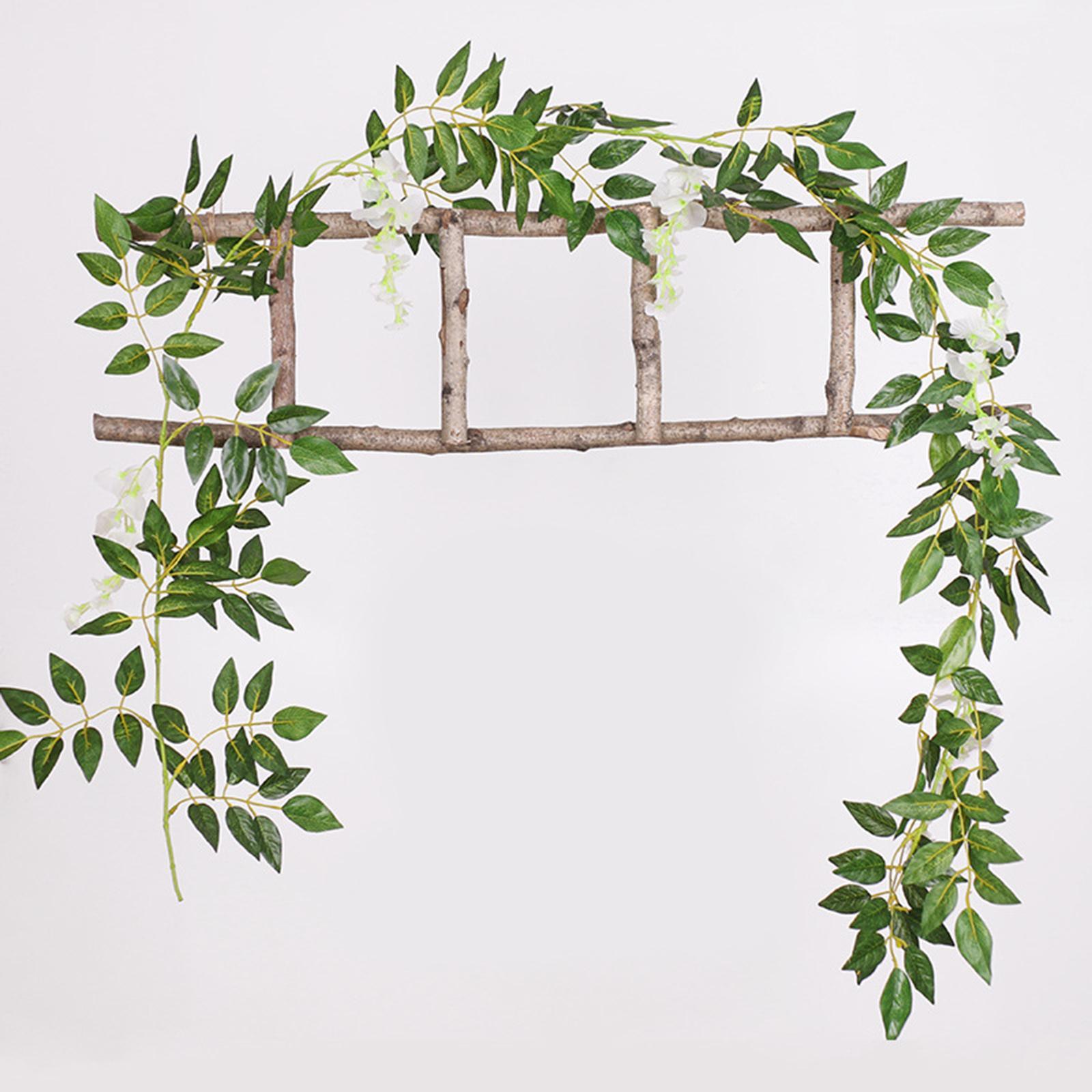 Artificial Vine Floral Garland Fake Leaf Plants Vine for Room
