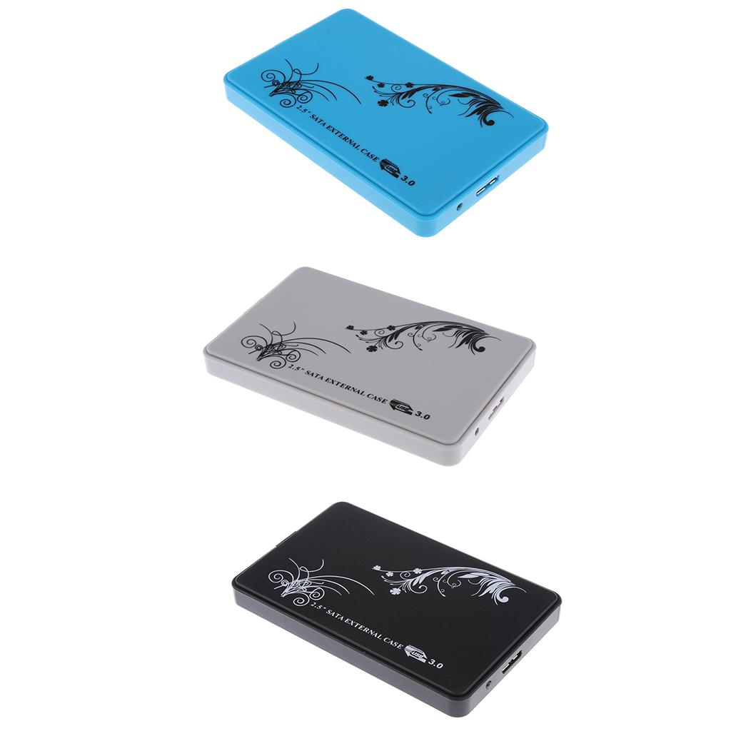 USB3.0 7.5/9.5mm SSD SATA External 2.5" Hard Disk Storage Box Enclosure Case