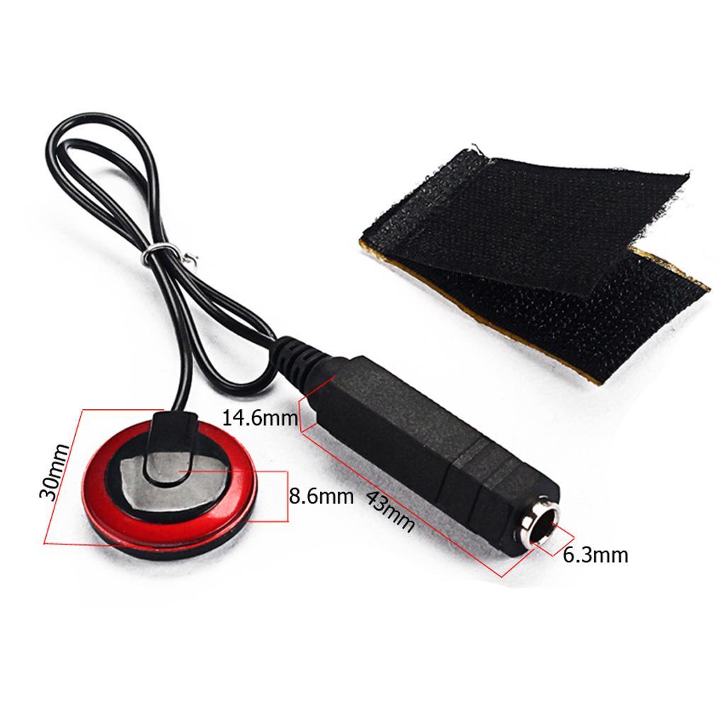 Guitar Sound Pick Up Clip Sound Hole Volume  Amplify Plate Transducer