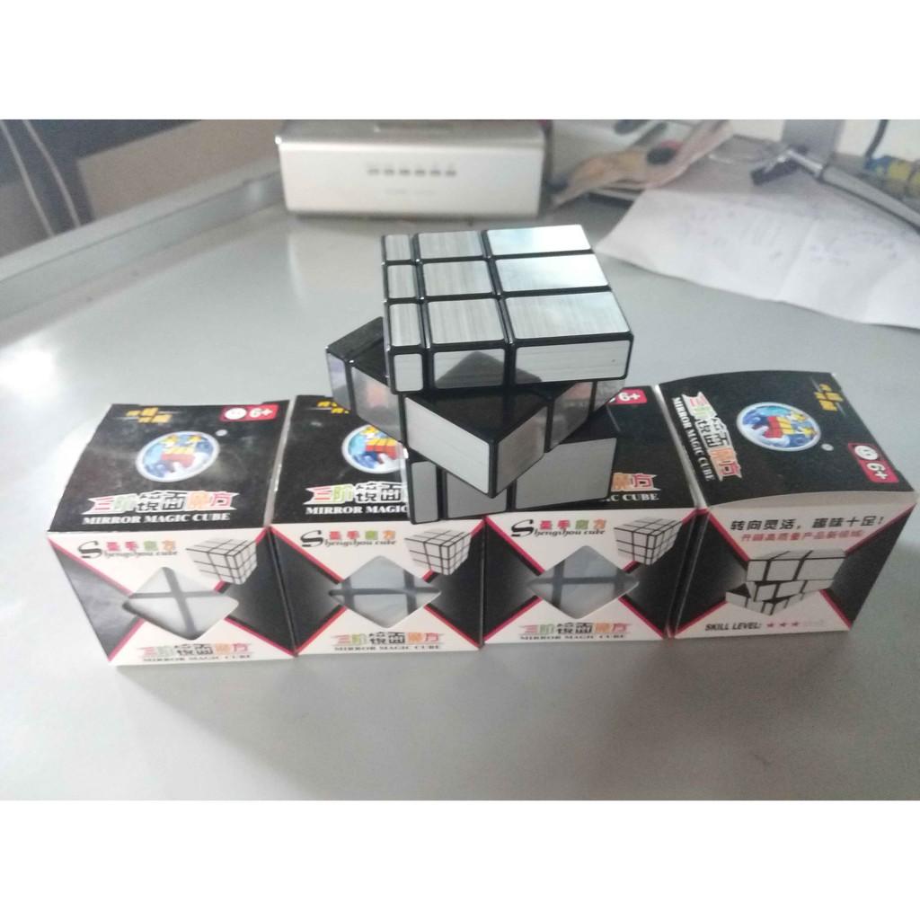 ĐỒ CHƠI ẢO THUẬT RUBIK GƯƠNG ShengShou - 3x3x3 - Bạc