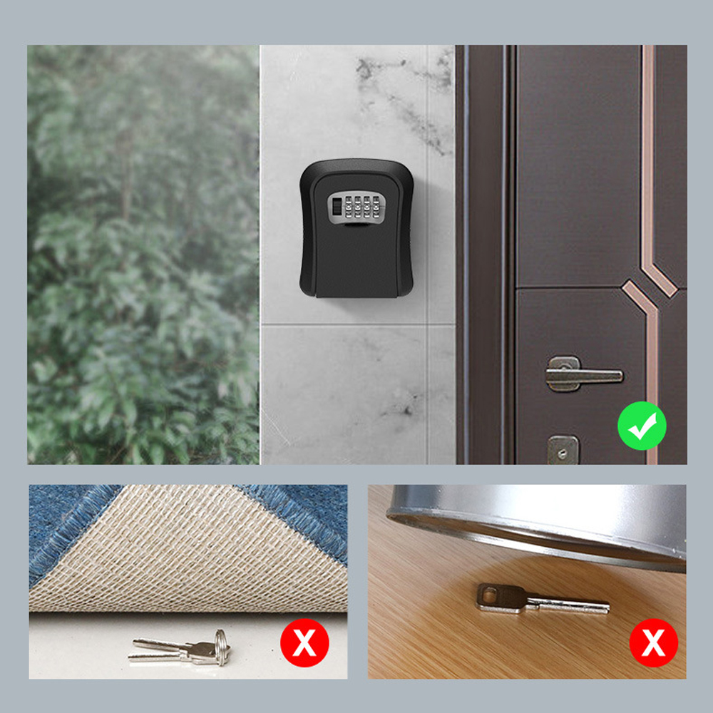 Hộp Khoá LockBox KUNBE Đựng Chìa Khóa Treo Tường Cho Homestay