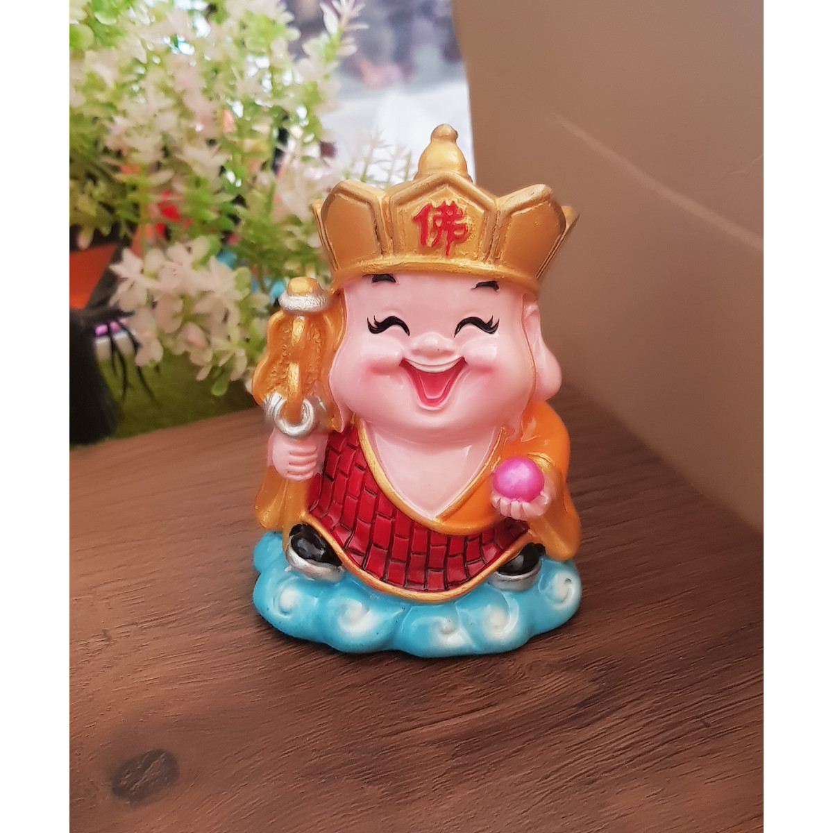 TƯỢNG CHIBI ĐỊA TẠNG VƯƠNG BỒ TÁT 9CM