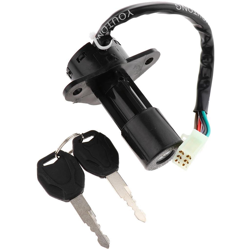 4 Or 6 Wires Engine Lock Gas Cap Lock Key Set