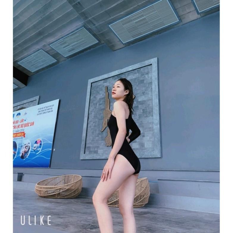 freeship Bikini tay dài liền thân khoét eo tinh tế (kèm hình thật) VATIXA BKN20