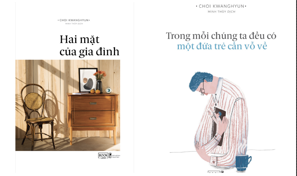 Sách combo hai mặt gia đình và Trong Mỗi Chúng Ta Đều Có Một Đứa Trẻ Cần Vỗ Về  tặng bookmark