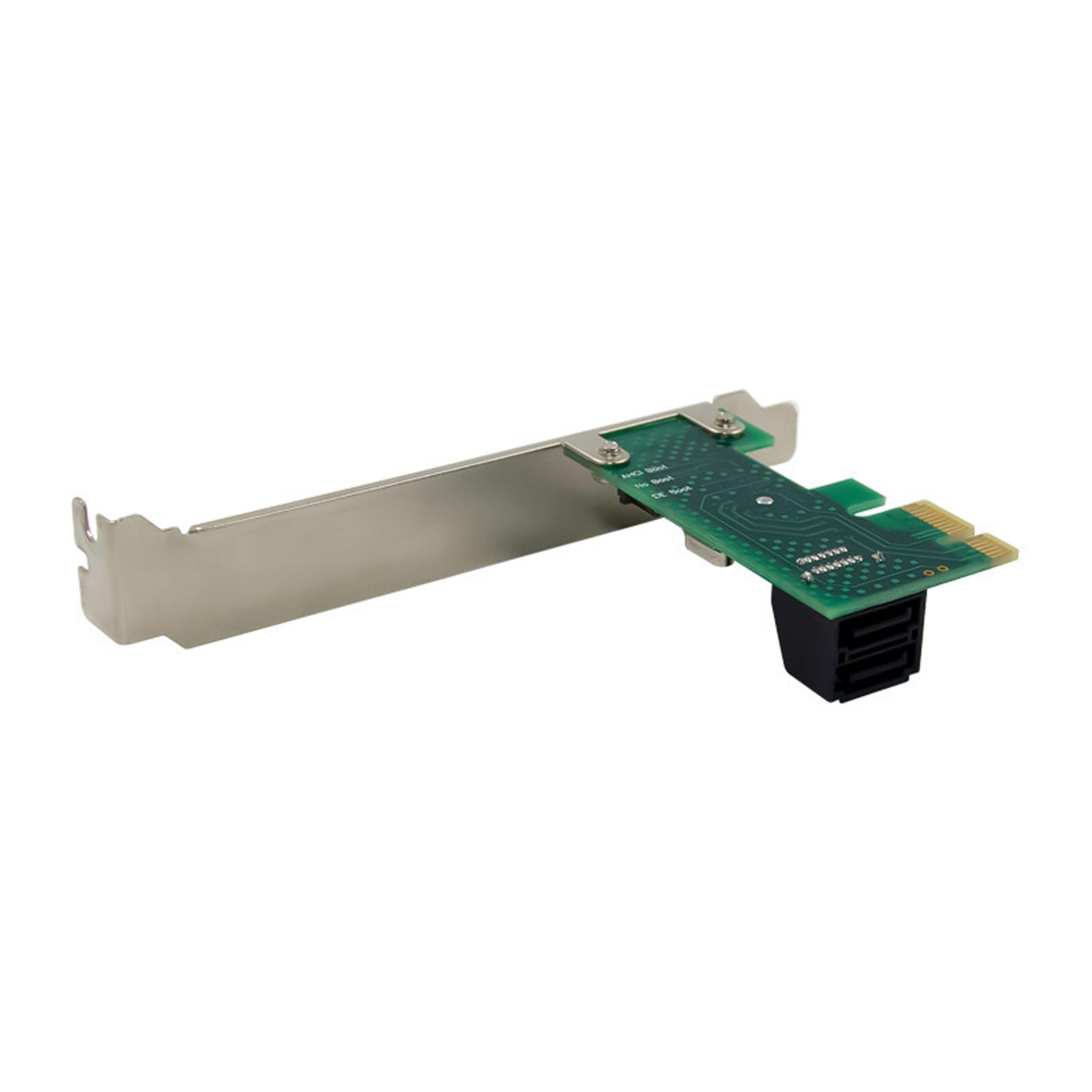 PCIe 2 Port Add On Card Support Message Signal Interrupt 6Gbps for Linux PC