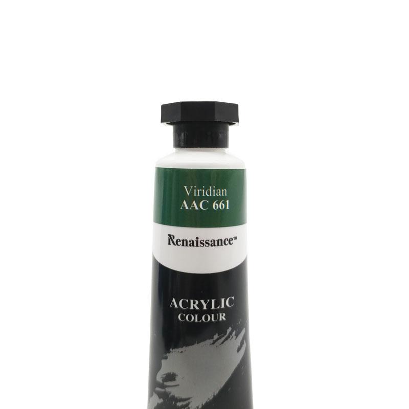 Tuýp Màu Acrylic 45 ml - Renaissance #661 - Viridian