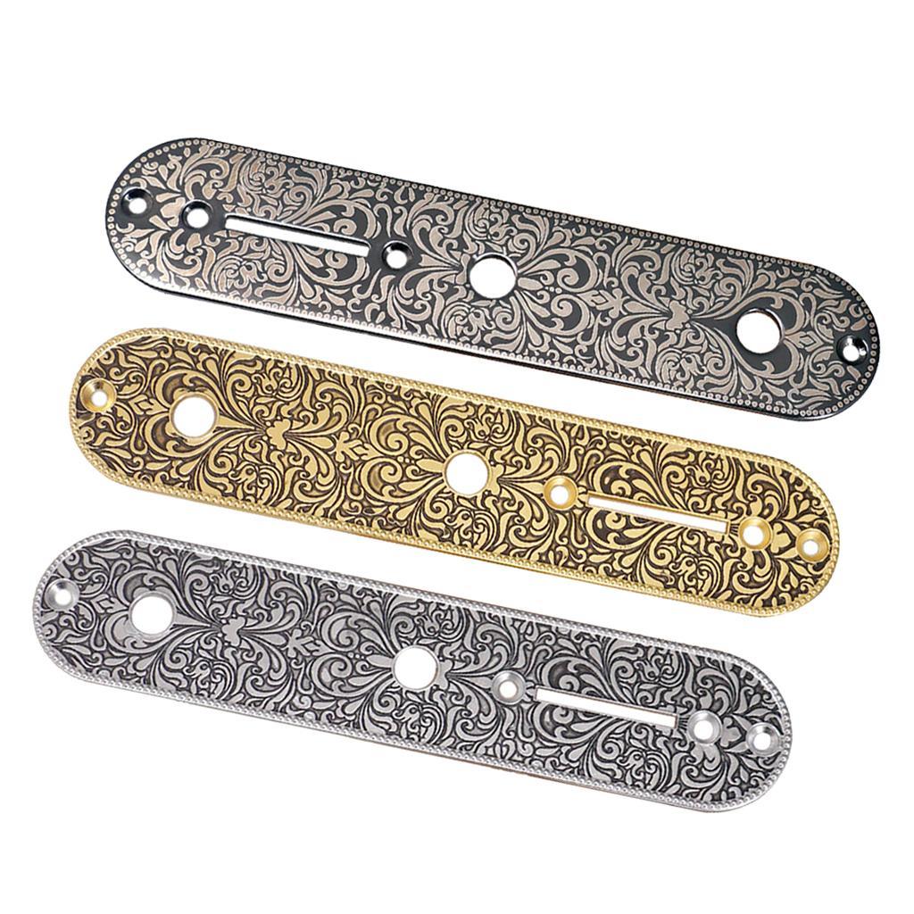 2 x Metal Guitar Control Plate Cover for TL Electric Guitar Replacement Parts