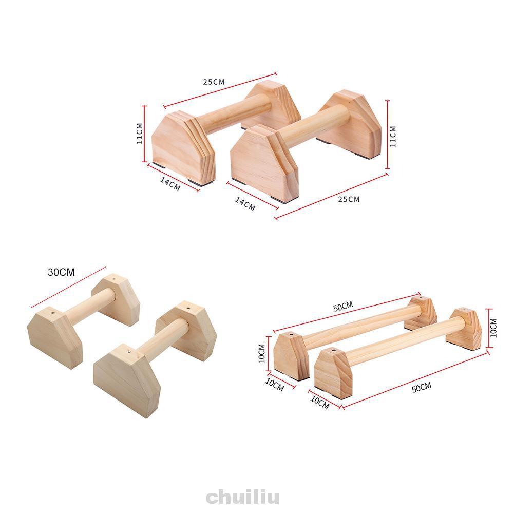 1 Cặp Dụng Cụ Tập Thể Hình Tại Nhà Chống Trượt Bằng Gỗ